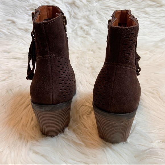 Lucky Brand Ramses Booties Size 8.5 Ankle Boots - Picture 4 of 8